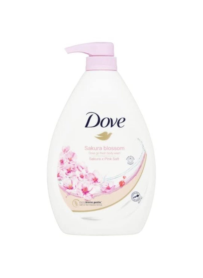 Dove Body Wash 34 oz 1L (Sakura Blossom) - Image 1